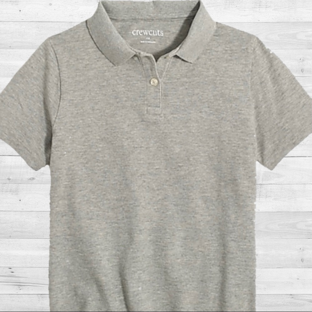NWOT Crewcuts Uniform Pique Polo
